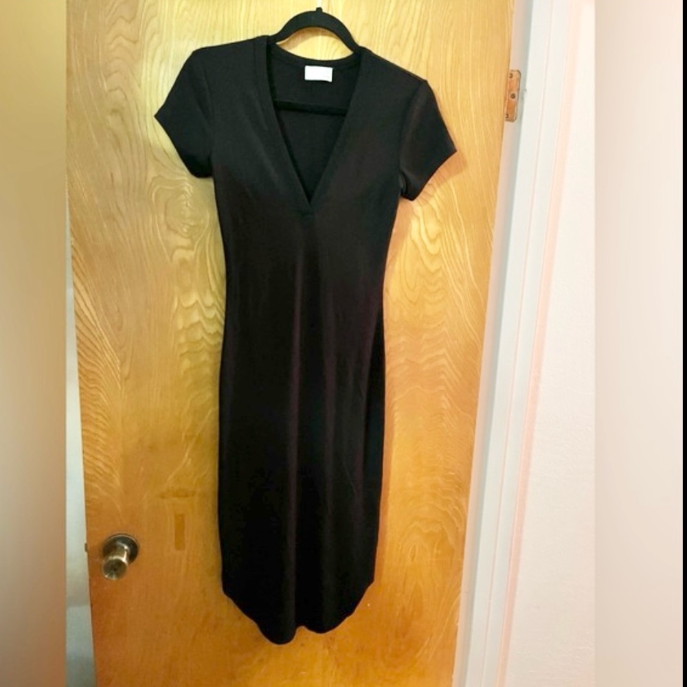 Wilfred Free ribbed vneck maxi dress S